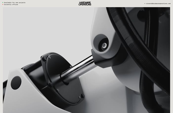 Hardware Operations website preview