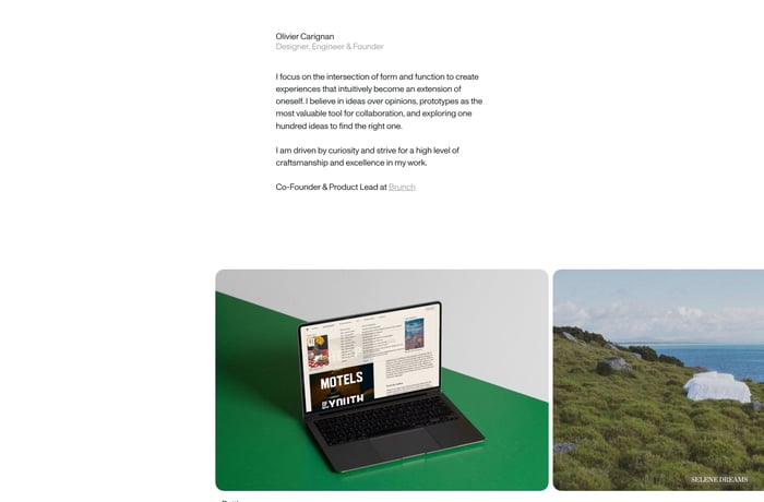 Olivier Carignan website preview