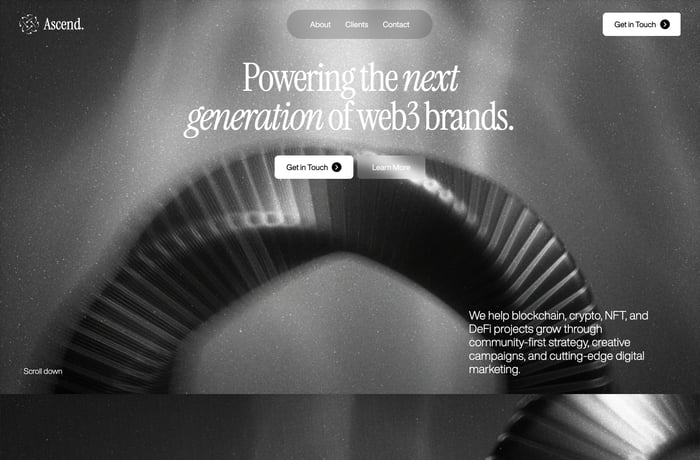 Ascend website preview