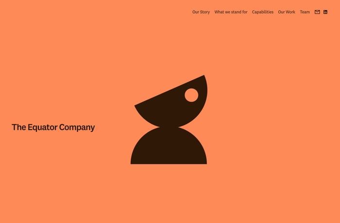 The Equator Company website preview