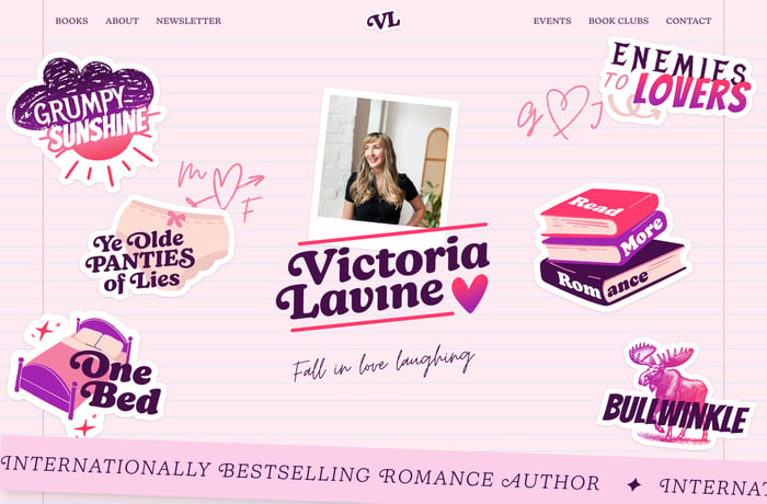 Victoria Lavine website preview