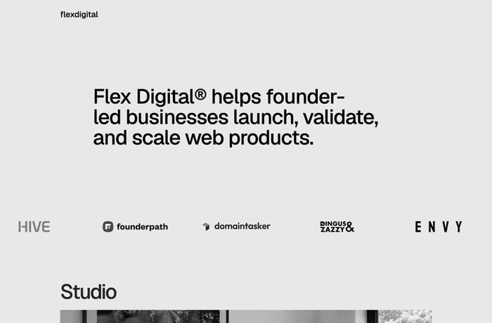 Flex Digital website preview