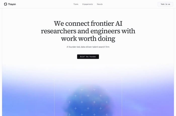 Thayon website preview