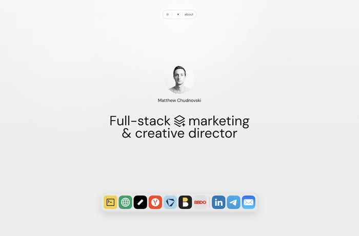 Matthew Chudnovski website preview
