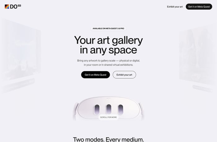 Digital Original XR website preview