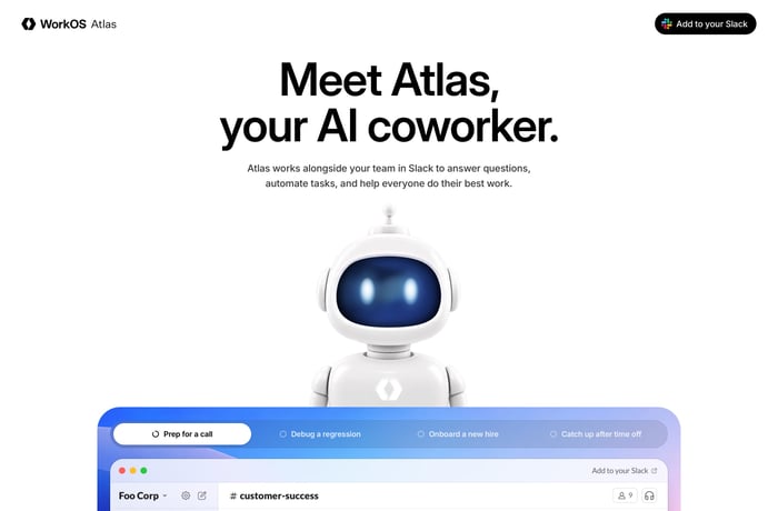 Atlas by WorkOS website preview