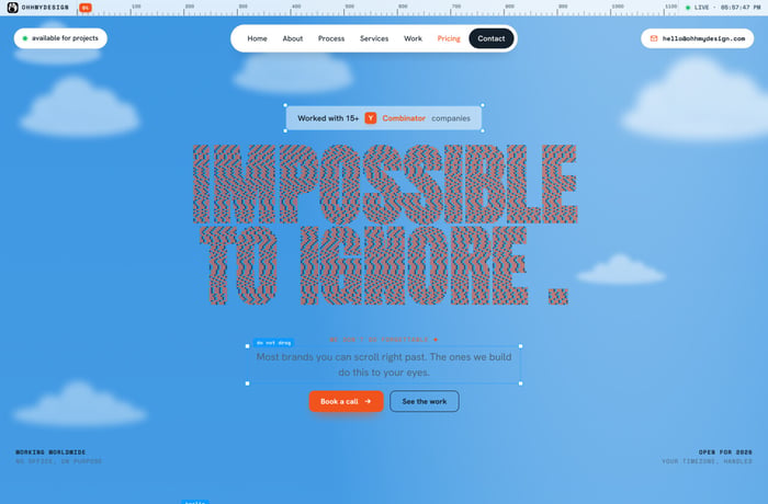 OhhMyDesign website preview