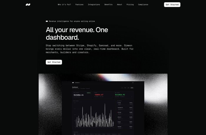 SIMEON SH website preview