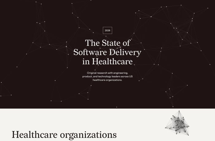 The State of Software Delivery in Healthcare website preview