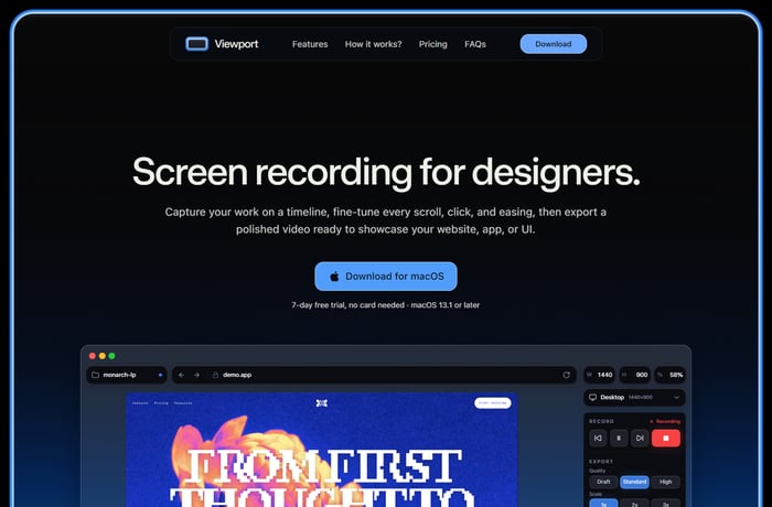 Viewport website preview