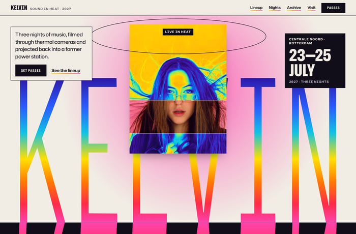 Kelvin website preview