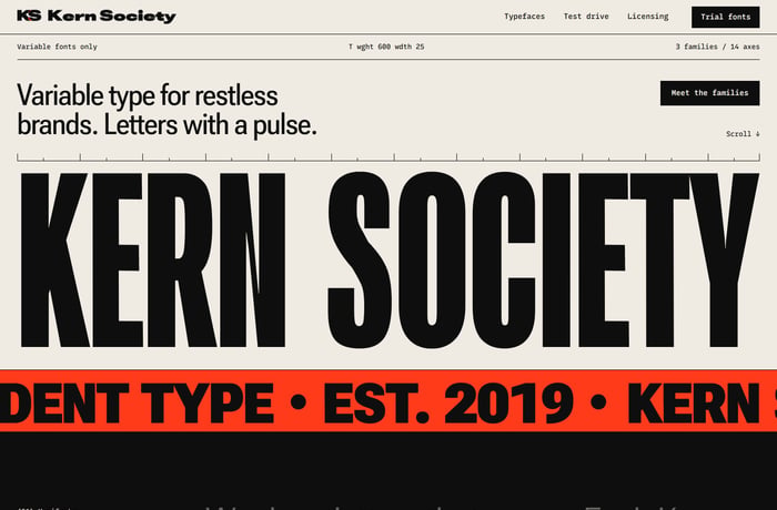 Kern Society website preview