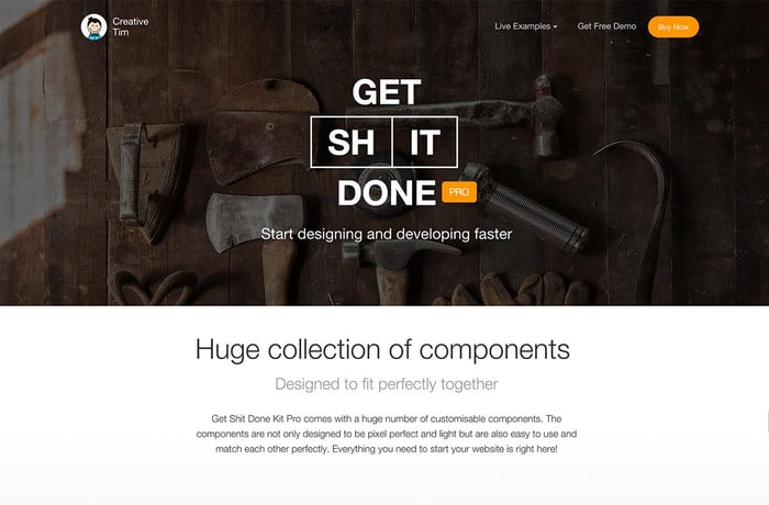 Get Shit Done Kit Pro website preview