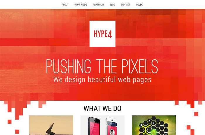 Hype4 website preview