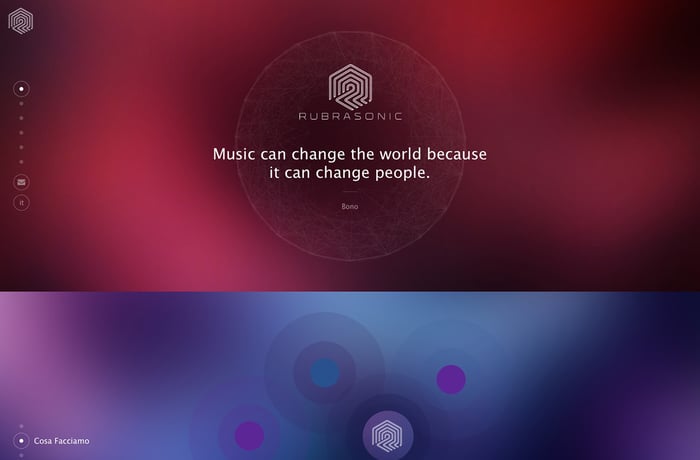 RubraSonic website preview