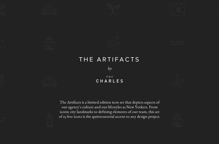 The Artifacts website preview