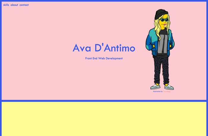 Ava D’Antimo website preview