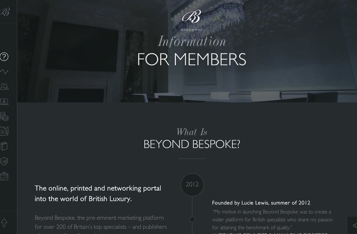 Beyond Bespoke website preview