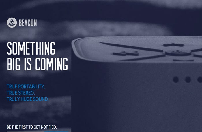 The Blazar Project website preview