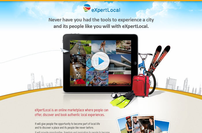 eXpertLocal website preview