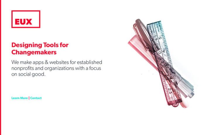 EUX website preview