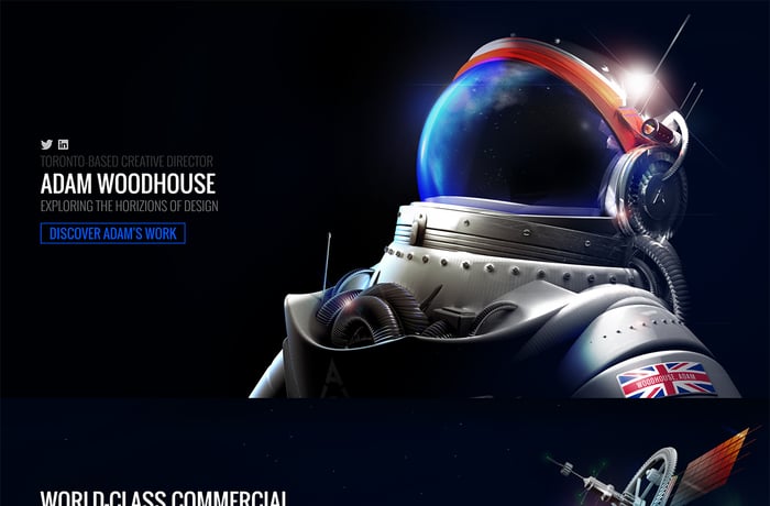 Adam Woodhouse website preview