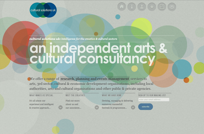 Cultural Solutions UK website preview