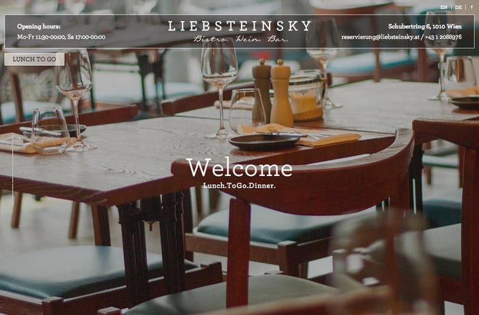 Liebsteinsky website preview
