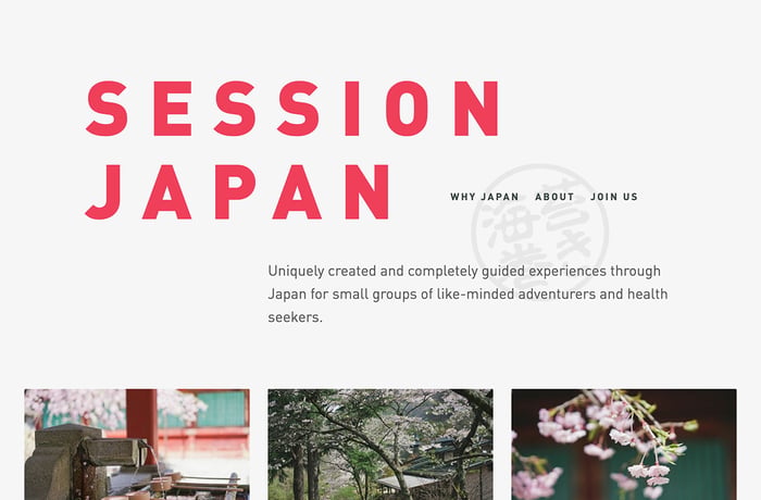 Session Japan website preview