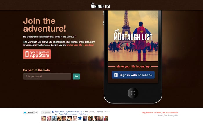 The Murtaugh List website preview