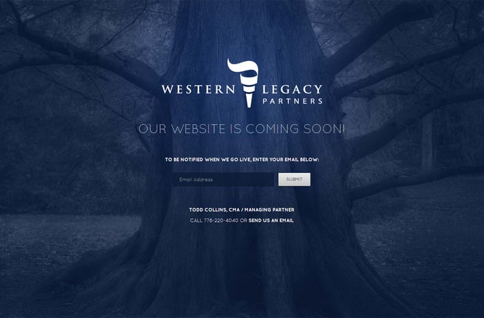 Western Legacy Partners website preview