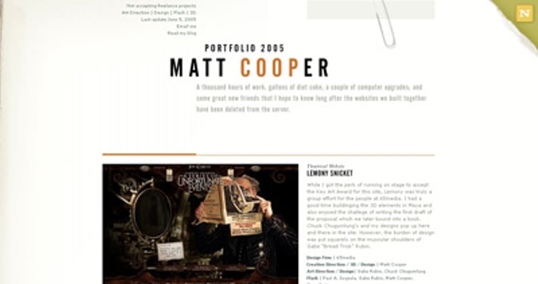 Matt Cooper Thumbnail Preview