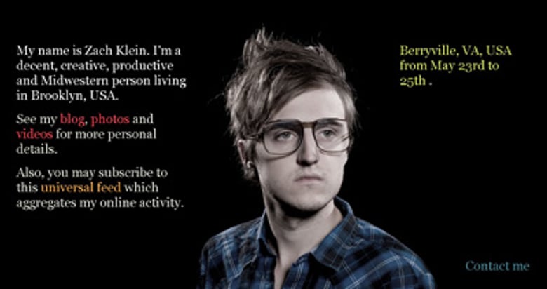 Zach Klein Thumbnail Preview