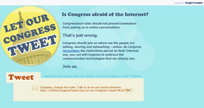 Let Our Congress Tweet! Thumbnail Preview