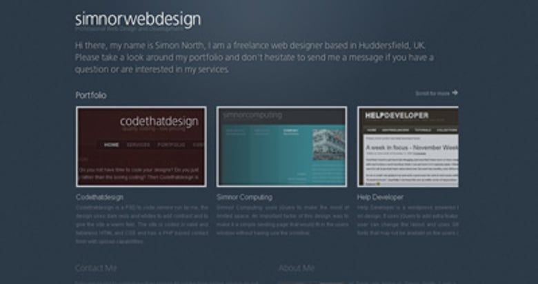 Simnor Web Design Thumbnail Preview