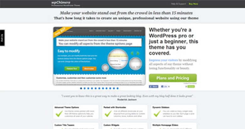 wpChimera Thumbnail Preview