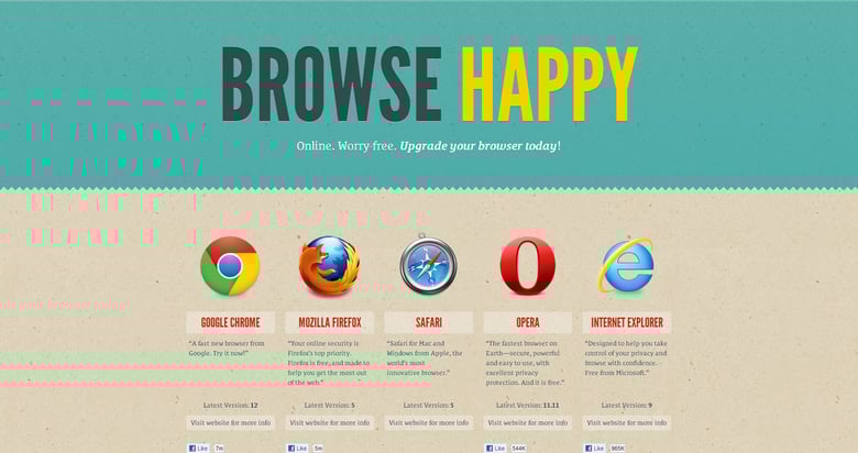 Browse Happy Thumbnail Preview