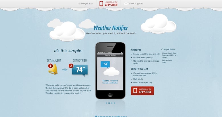Weather Notifier Thumbnail Preview