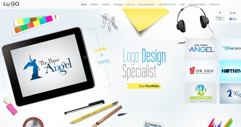 Logo Time Thumbnail Preview