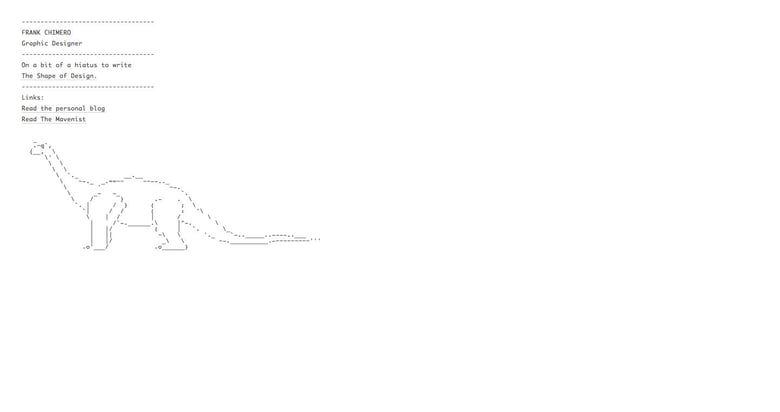 Frank Chimero Thumbnail Preview