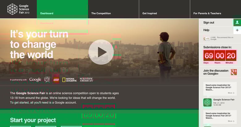 Google Science Fair 2013 Thumbnail Preview