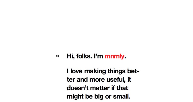 mnmly Thumbnail Preview