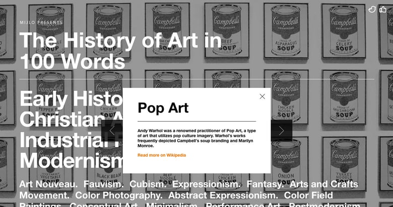 History of Art in 100 Words Thumbnail Preview