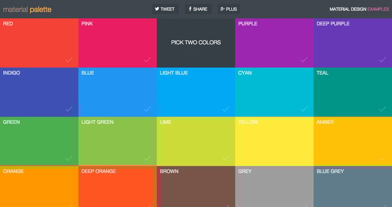 Material Palette Thumbnail Preview
