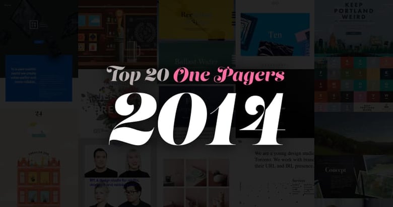 The Top 20 One Pagers from 2014.