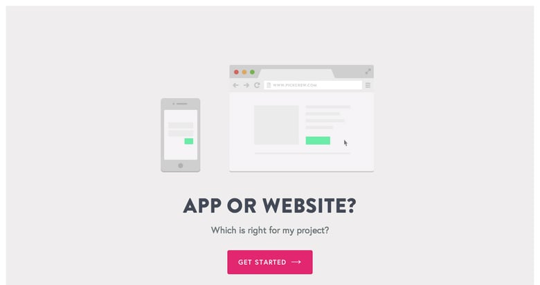 App or Website? Thumbnail Preview