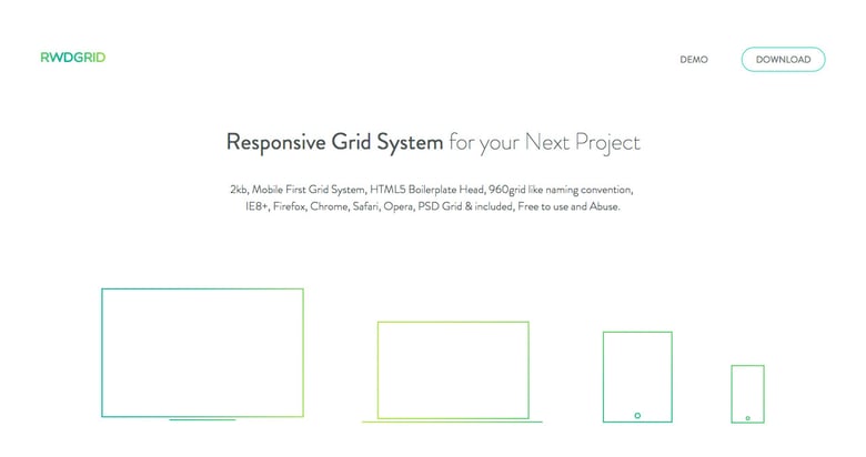 Responsive Grid System Thumbnail Preview