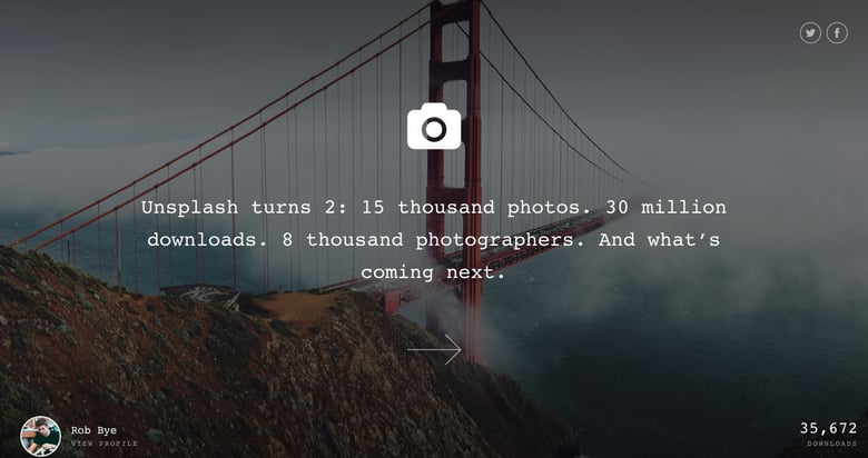 Unsplash Turns 2 Thumbnail Preview