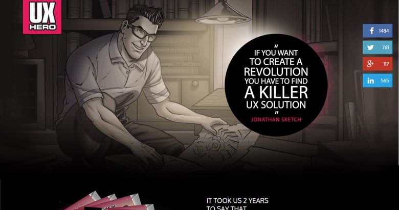 UX Hero Comics Thumbnail Preview