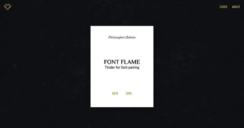 Font Flame Thumbnail Preview